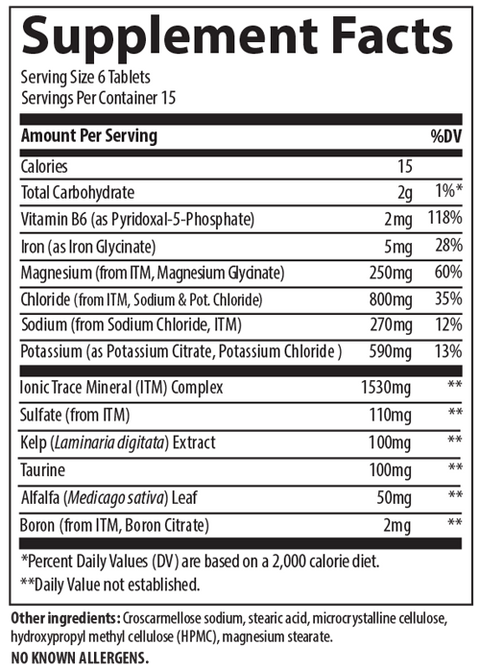 Electrolyte Stamina Tablets 90 Tablets