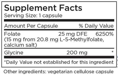 L-Methylfolate 15 mg 60 Capsules