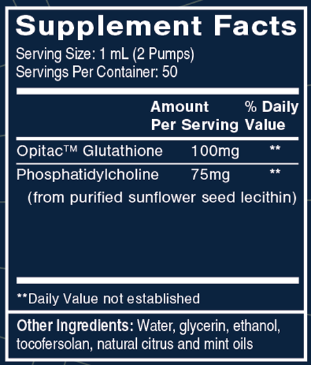 Liposomal Glutathione 1.7 fl oz