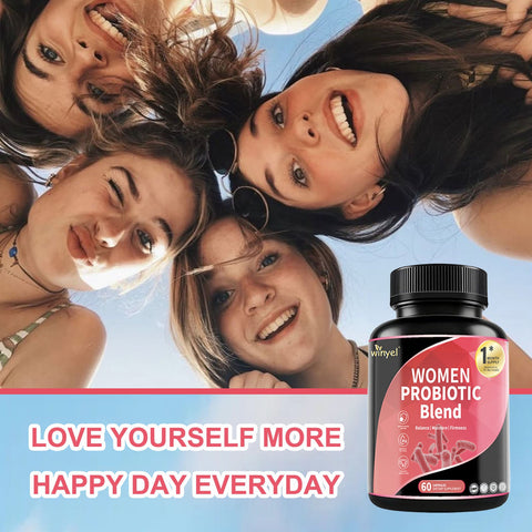 Women's Probiotics For Women PH Balance With Prebiotics, Lactobacillus Probiotic Blend And Herb Blend - Women's Health Supplement, 60 Count