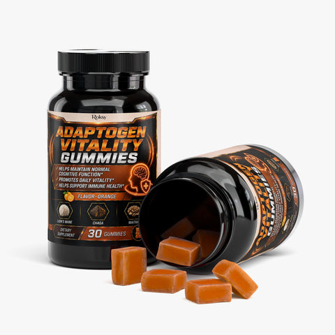 Adaptogen Vitality Gummies 30 Gummies – Lion’s Mane Mushroom Blend