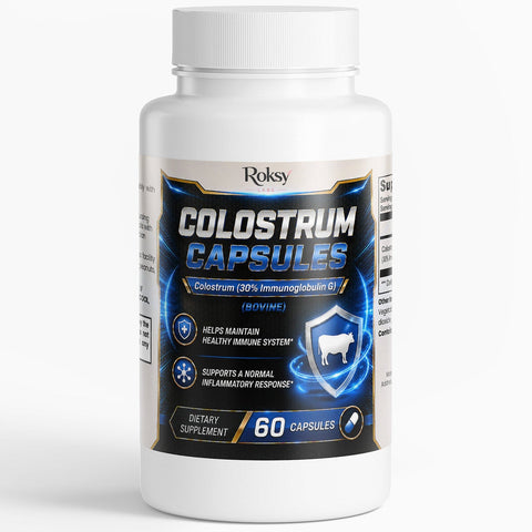 Colostrum Capsules 2 Months Supply HELPS MAINTAIN HEALTHY IMMUNE SYSTEM SUPPORTS A NORMAL INFLAMMATORY RESPONSE