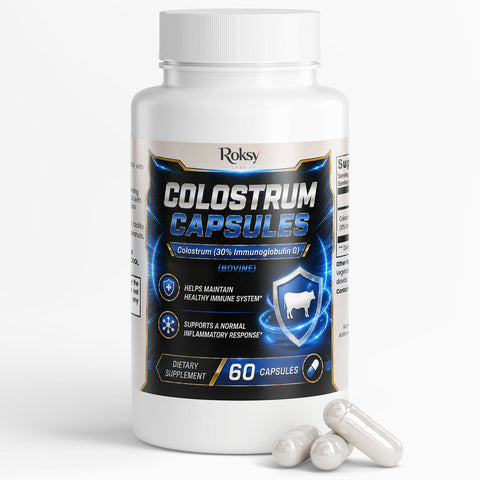 Colostrum Capsules 2 Months Supply HELPS MAINTAIN HEALTHY IMMUNE SYSTEM SUPPORTS A NORMAL INFLAMMATORY RESPONSE