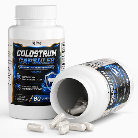 Colostrum Capsules 2 Months Supply HELPS MAINTAIN HEALTHY IMMUNE SYSTEM SUPPORTS A NORMAL INFLAMMATORY RESPONSE