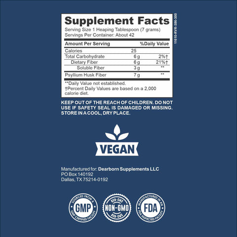 TRTL Psyllium Husk - Powder Formula - 300g