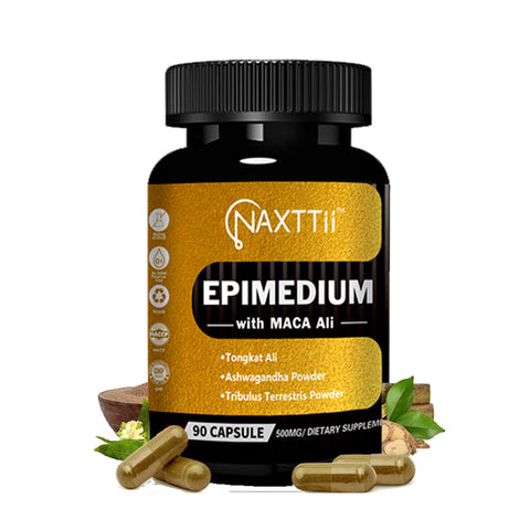 EPIMEDIUM Maca Root Powder Tongkat Aliand Tribulus Terrestris Powder 90 Capsules 500mg Dietary Supplement For Women And Men