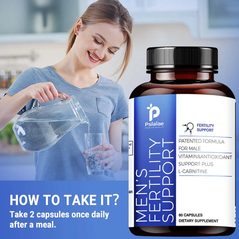 Male Fertility - Support Male Reproductive Health, Maintain Physical Condition, Enhance Strength and Endurance - 60 Capsules