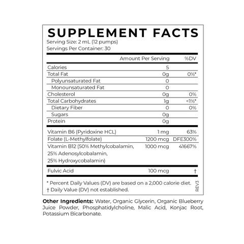 Liposomal Vitamin B12 + B6