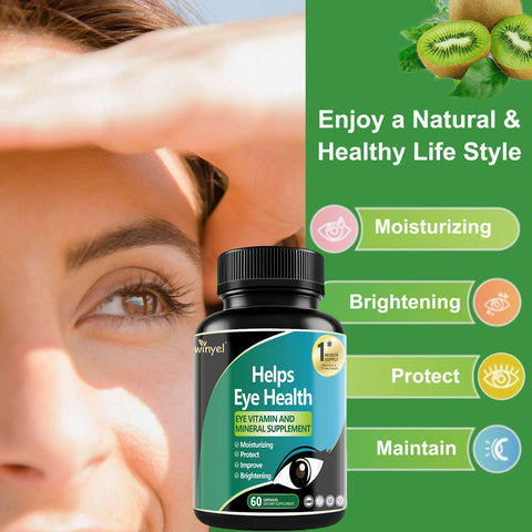 Lutein Eye Supplement - Vitamins, 30-Day Supply For Vision Clarity & Blue Light Protection, Retinal Health For Youngsters & Adults